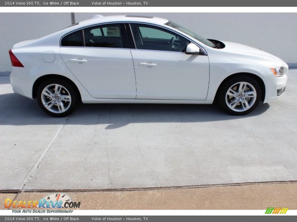 2014 Volvo S60 T5 Ice White / Off Black Photo #8