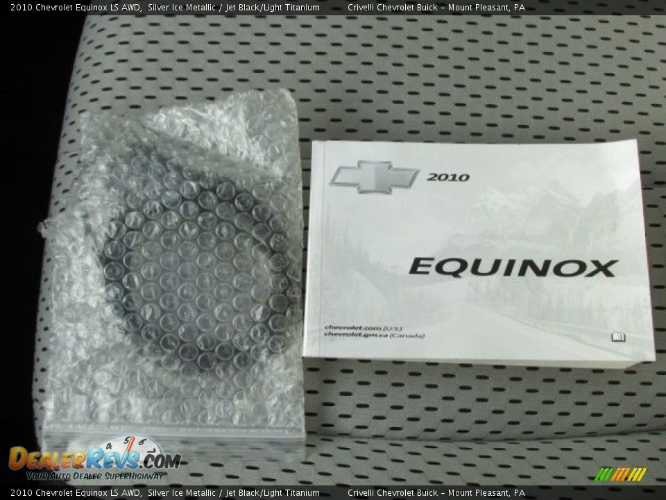 2010 Chevrolet Equinox LS AWD Silver Ice Metallic / Jet Black/Light Titanium Photo #24