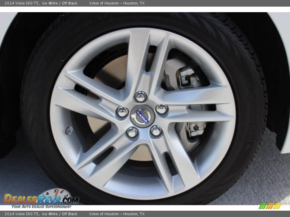 2014 Volvo S60 T5 Ice White / Off Black Photo #9