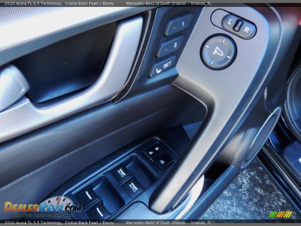 2010 Acura TL 3.5 Technology Crystal Black Pearl / Ebony Photo #14