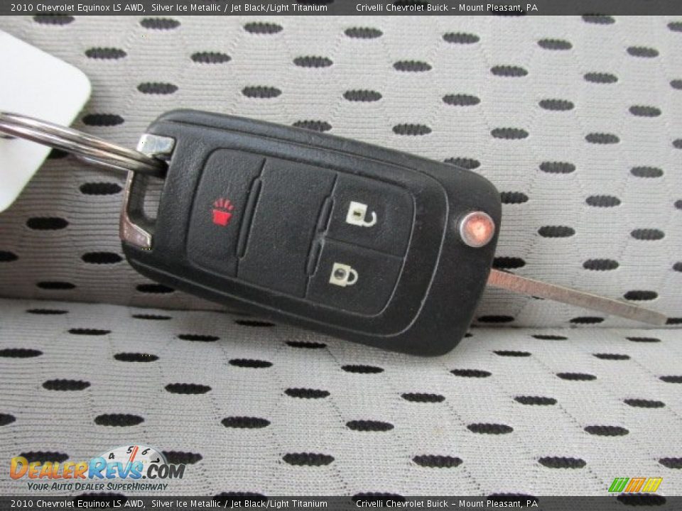 2010 Chevrolet Equinox LS AWD Silver Ice Metallic / Jet Black/Light Titanium Photo #25
