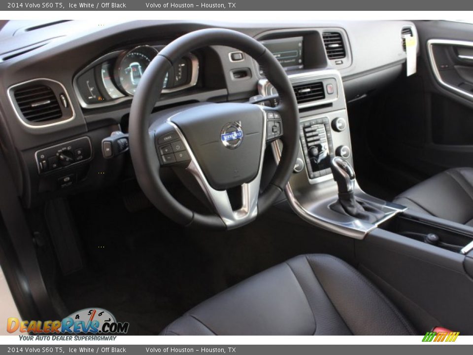 2014 Volvo S60 T5 Ice White / Off Black Photo #11