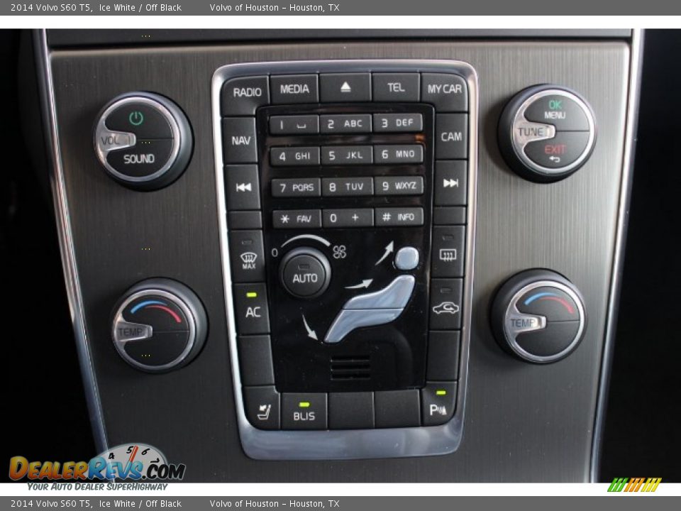 2014 Volvo S60 T5 Ice White / Off Black Photo #20