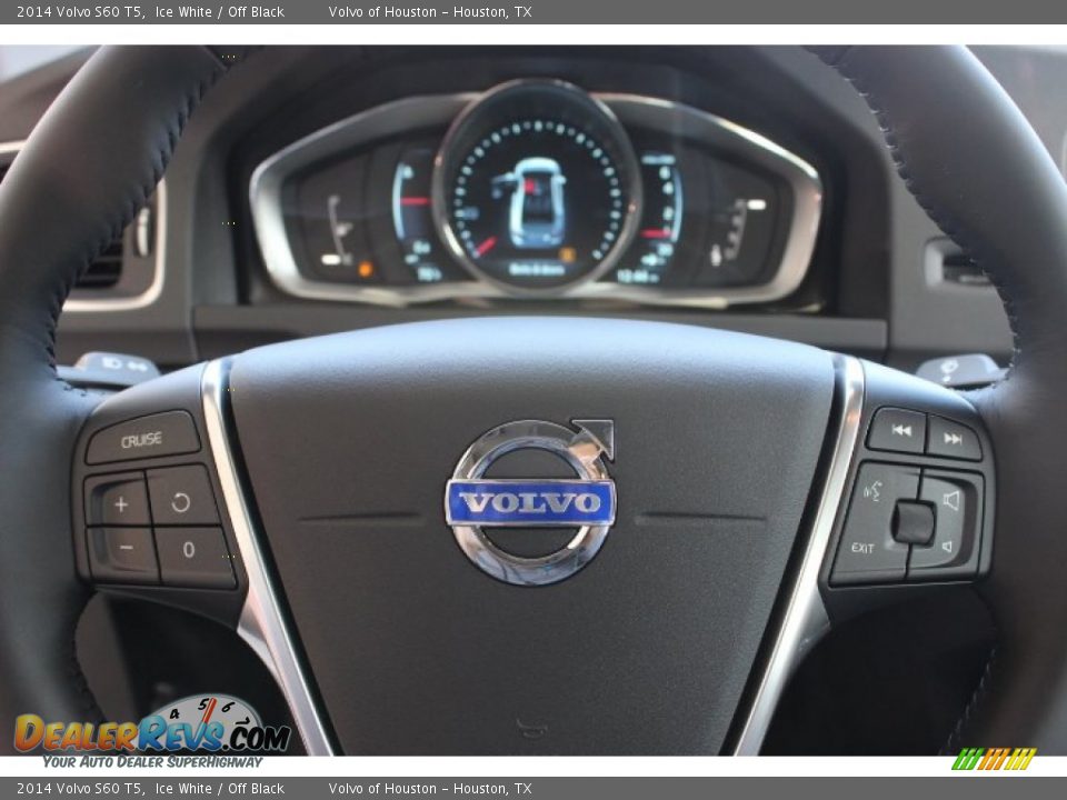 2014 Volvo S60 T5 Ice White / Off Black Photo #21