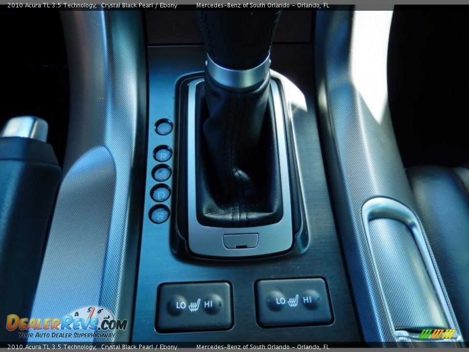 2010 Acura TL 3.5 Technology Crystal Black Pearl / Ebony Photo #25