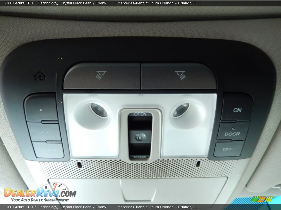 2010 Acura TL 3.5 Technology Crystal Black Pearl / Ebony Photo #26