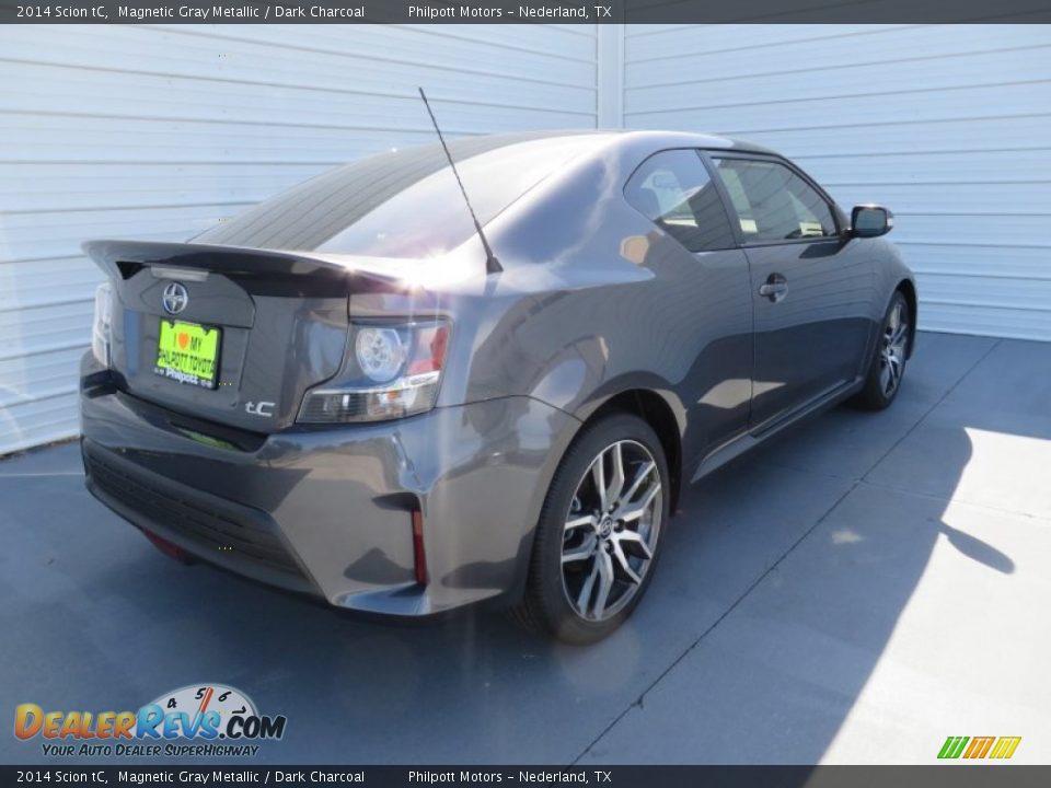 2014 Scion tC Magnetic Gray Metallic / Dark Charcoal Photo #4