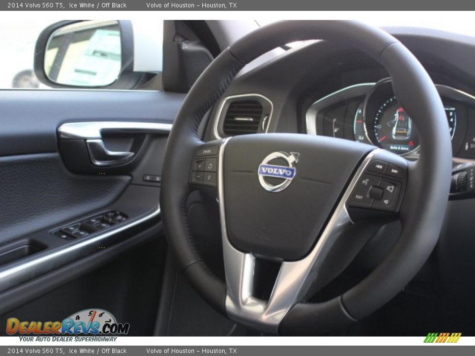 2014 Volvo S60 T5 Ice White / Off Black Photo #27