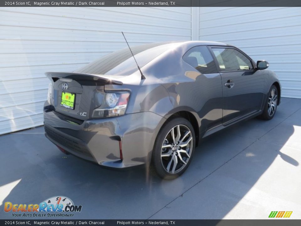 2014 Scion tC Magnetic Gray Metallic / Dark Charcoal Photo #5