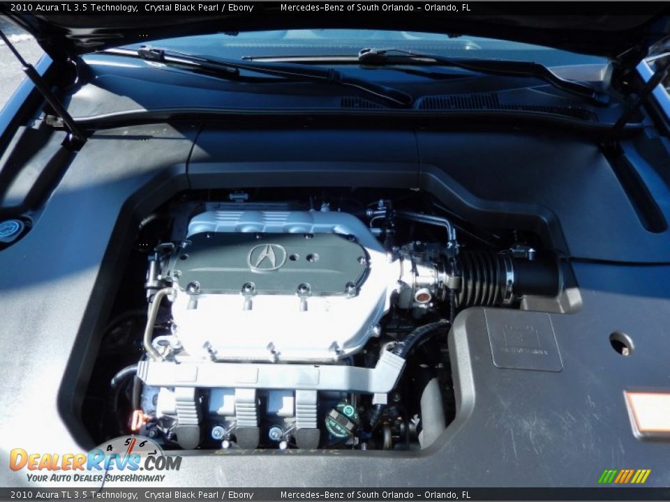 2010 Acura TL 3.5 Technology Crystal Black Pearl / Ebony Photo #28
