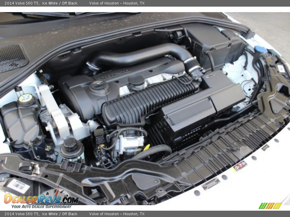 2014 Volvo S60 T5 Ice White / Off Black Photo #29