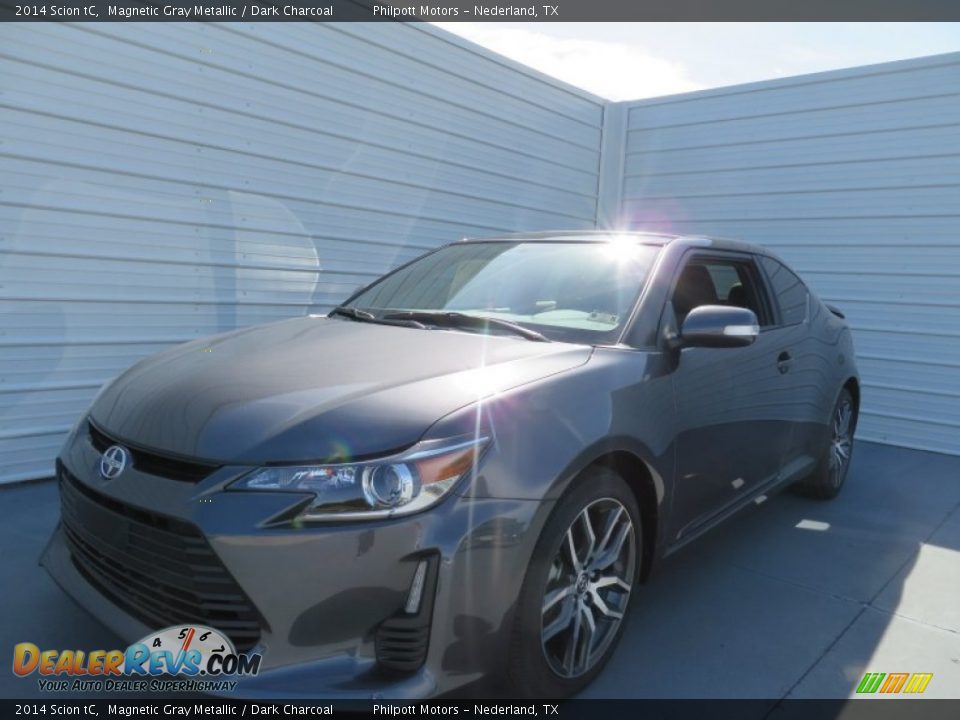 2014 Scion tC Magnetic Gray Metallic / Dark Charcoal Photo #8