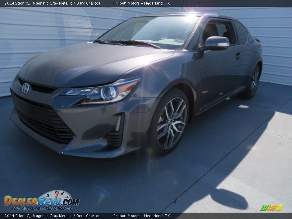 2014 Scion tC Magnetic Gray Metallic / Dark Charcoal Photo #9