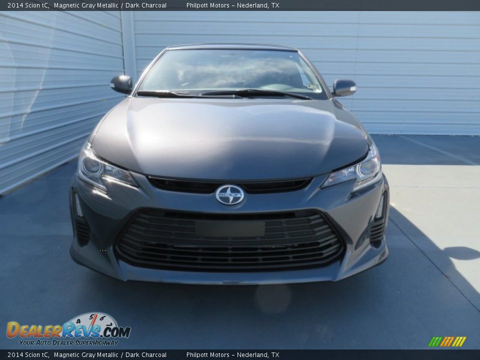 2014 Scion tC Magnetic Gray Metallic / Dark Charcoal Photo #10