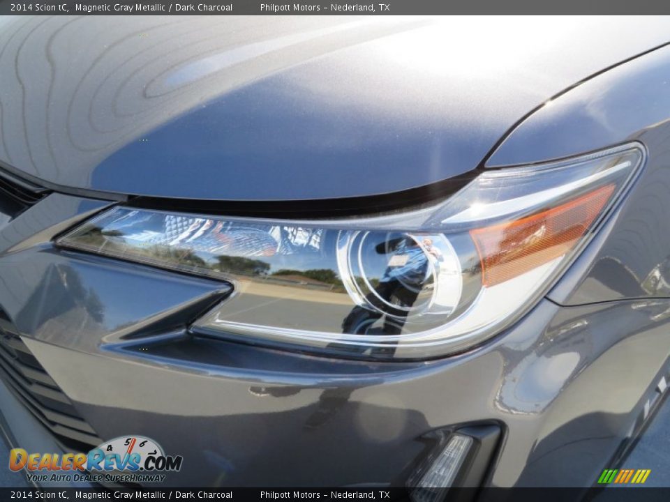2014 Scion tC Magnetic Gray Metallic / Dark Charcoal Photo #11