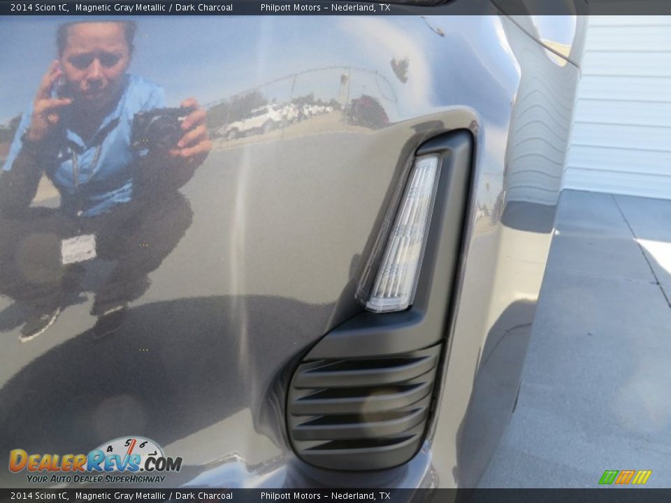 2014 Scion tC Magnetic Gray Metallic / Dark Charcoal Photo #12