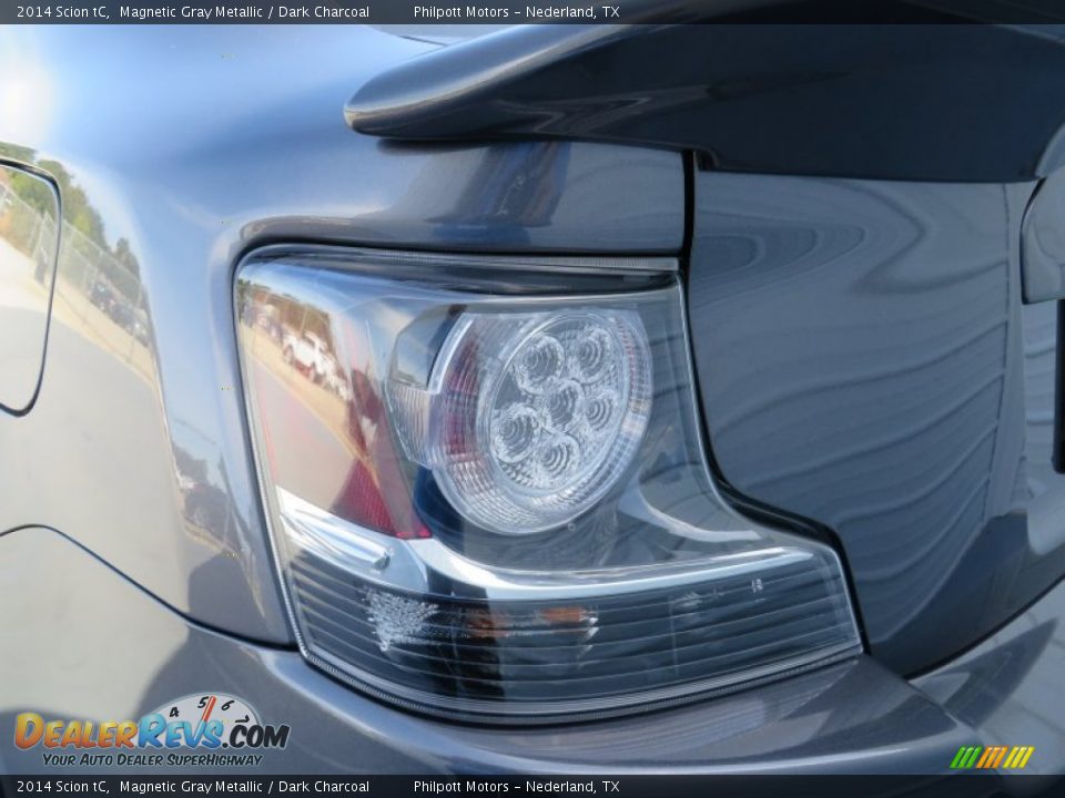 2014 Scion tC Magnetic Gray Metallic / Dark Charcoal Photo #15