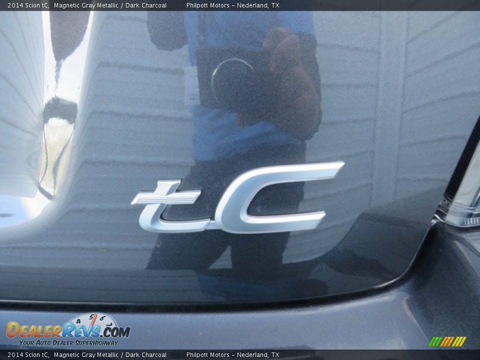 2014 Scion tC Magnetic Gray Metallic / Dark Charcoal Photo #16