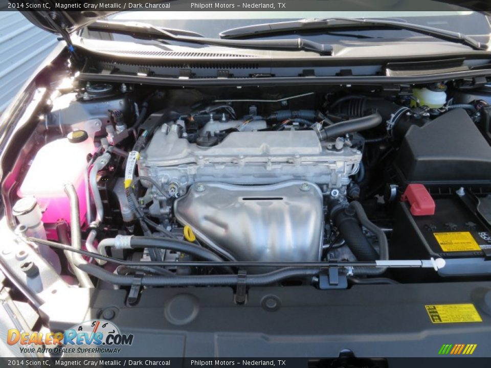 2014 Scion tC Magnetic Gray Metallic / Dark Charcoal Photo #17