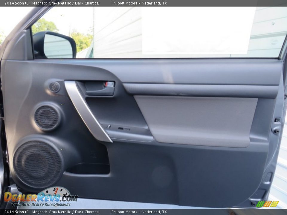 2014 Scion tC Magnetic Gray Metallic / Dark Charcoal Photo #18