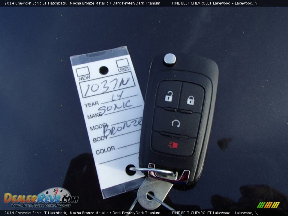 2014 Chevrolet Sonic LT Hatchback Mocha Bronze Metallic / Dark Pewter/Dark Titanium Photo #11