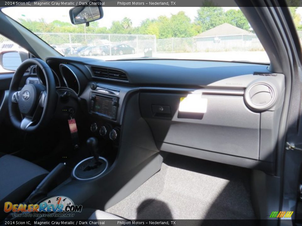 2014 Scion tC Magnetic Gray Metallic / Dark Charcoal Photo #19