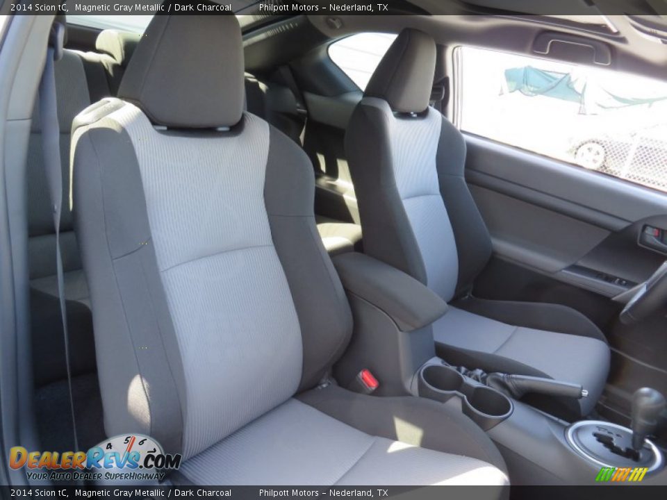 2014 Scion tC Magnetic Gray Metallic / Dark Charcoal Photo #20