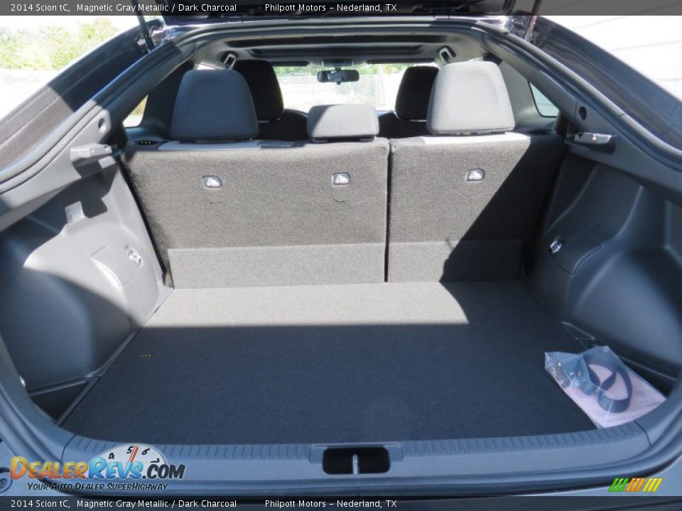 2014 Scion tC Magnetic Gray Metallic / Dark Charcoal Photo #22