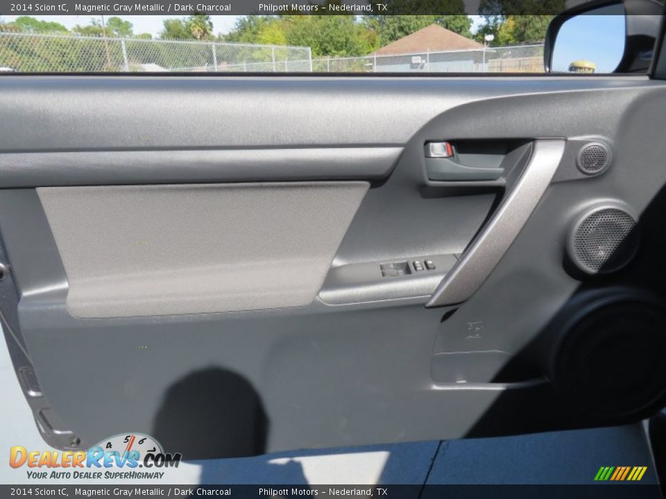2014 Scion tC Magnetic Gray Metallic / Dark Charcoal Photo #23