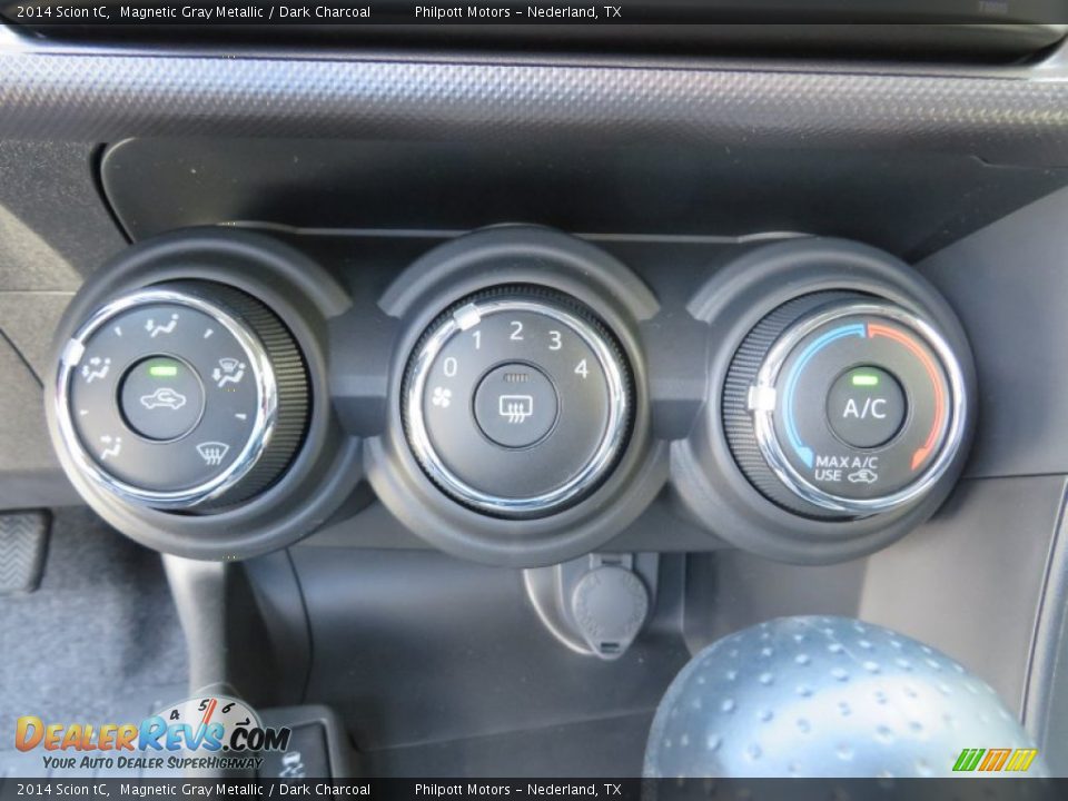 2014 Scion tC Magnetic Gray Metallic / Dark Charcoal Photo #30