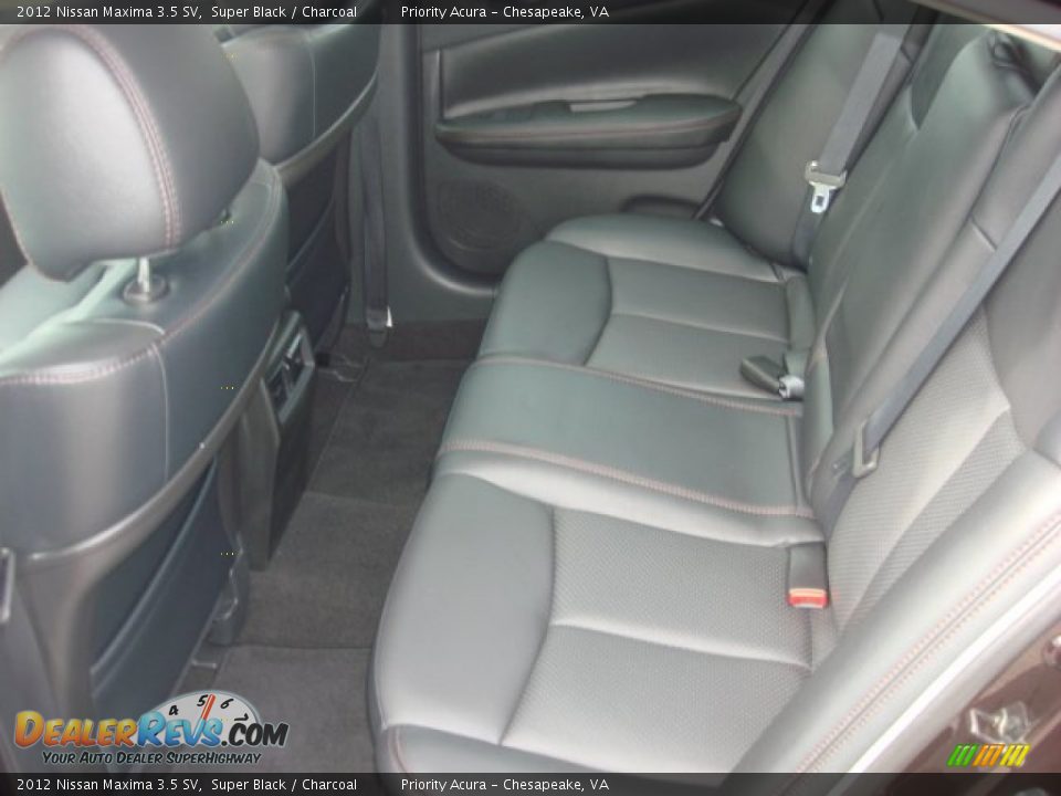 2012 Nissan Maxima 3.5 SV Super Black / Charcoal Photo #12