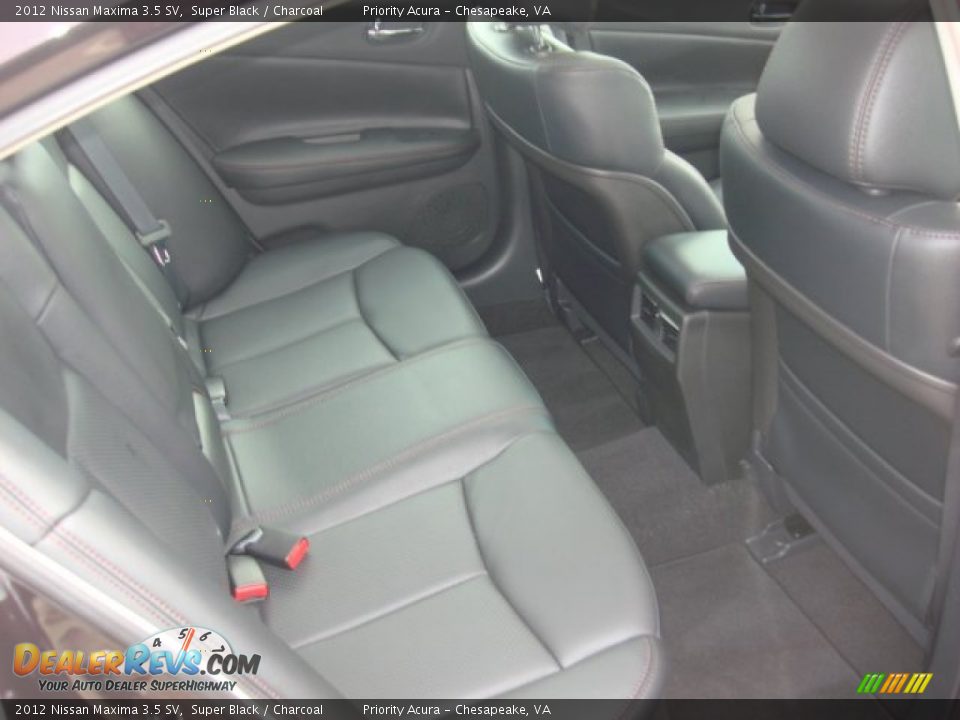 2012 Nissan Maxima 3.5 SV Super Black / Charcoal Photo #14