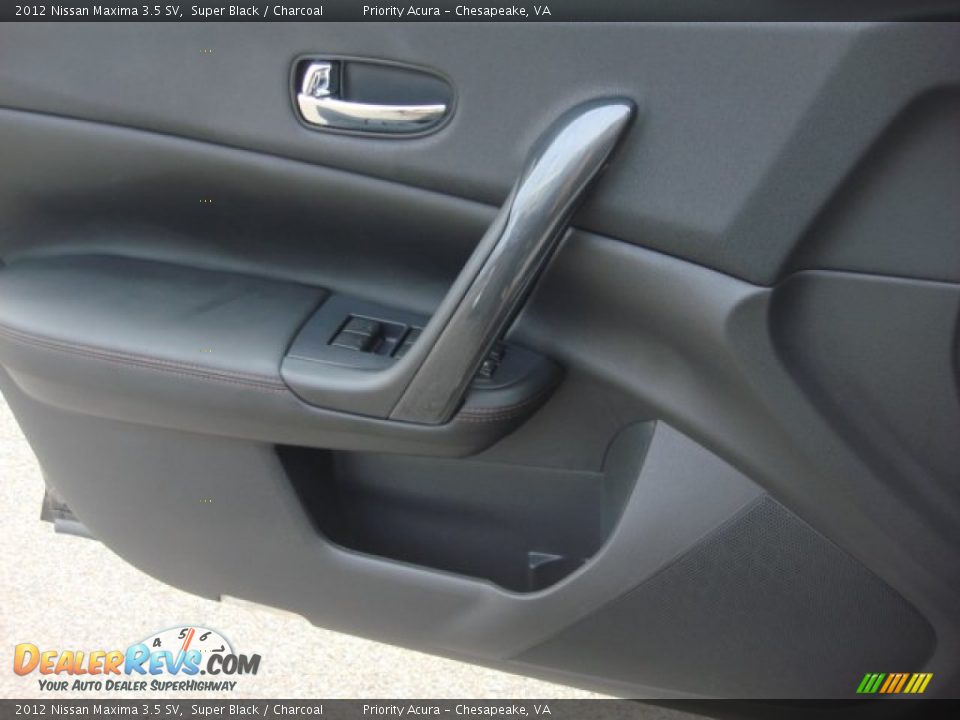 2012 Nissan Maxima 3.5 SV Super Black / Charcoal Photo #18