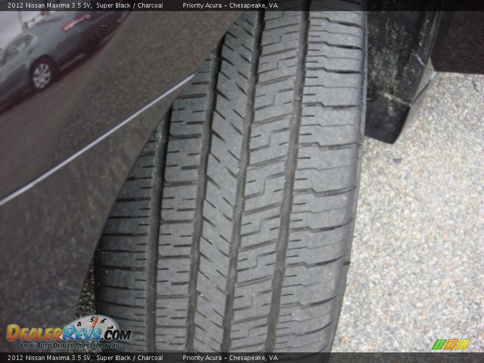 2012 Nissan Maxima 3.5 SV Super Black / Charcoal Photo #26