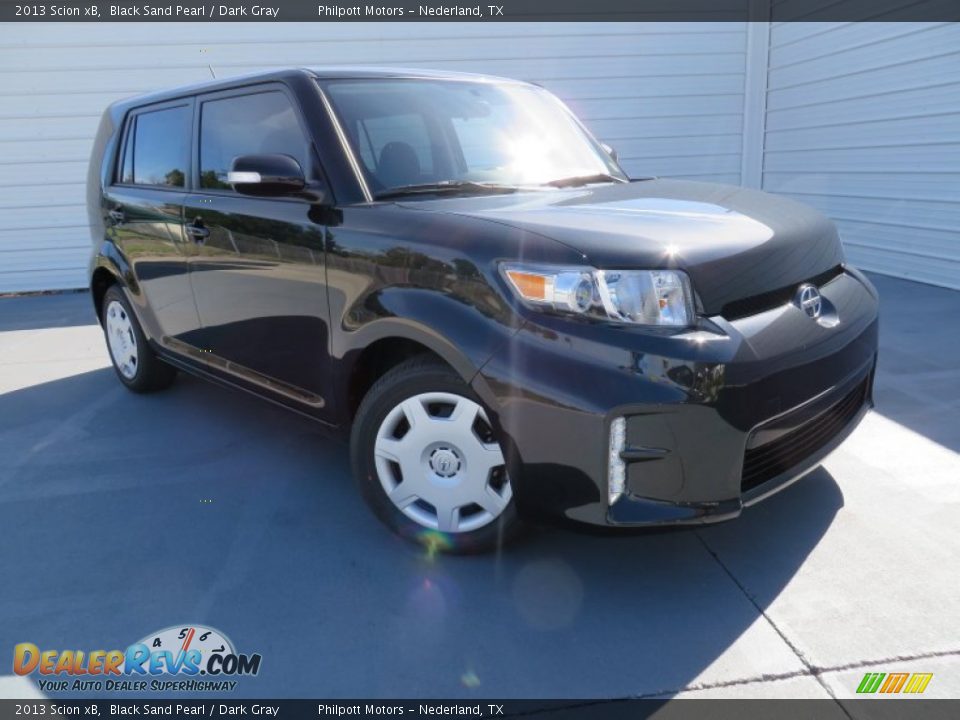 2013 Scion xB Black Sand Pearl / Dark Gray Photo #1