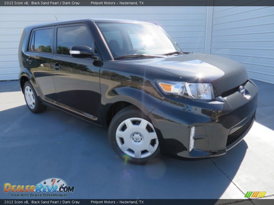 2013 Scion xB Black Sand Pearl / Dark Gray Photo #2