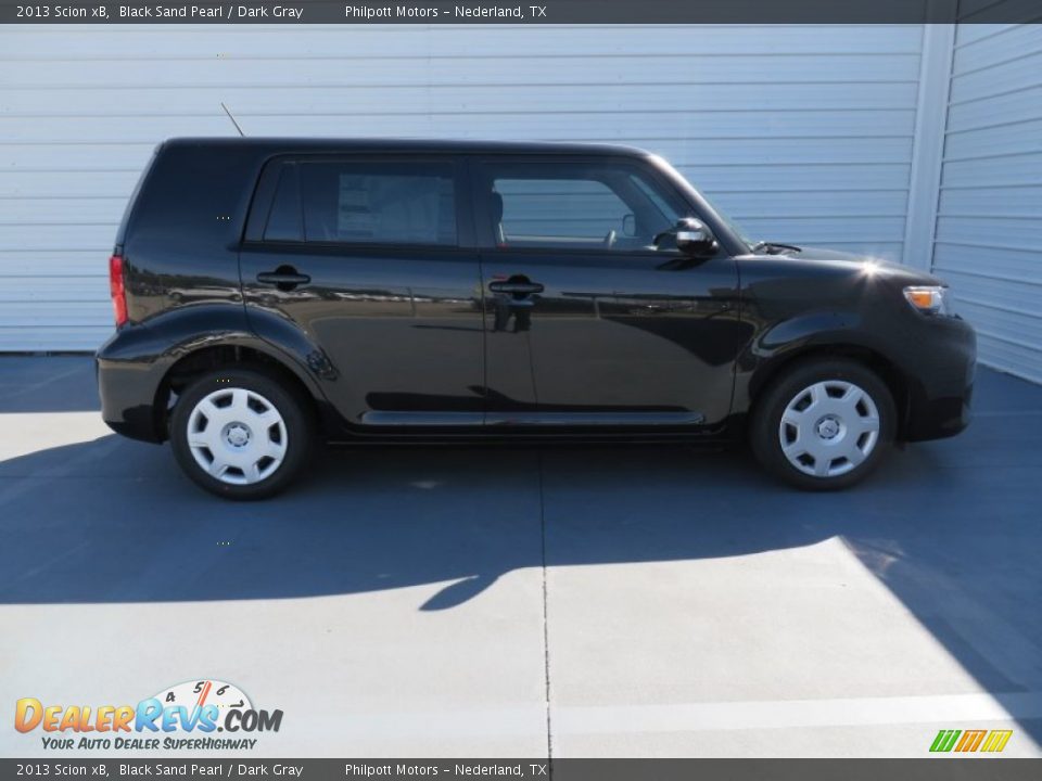 2013 Scion xB Black Sand Pearl / Dark Gray Photo #3