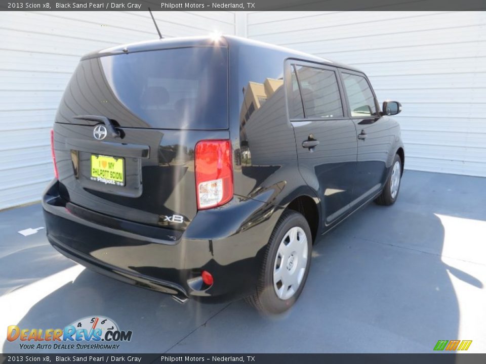 2013 Scion xB Black Sand Pearl / Dark Gray Photo #4
