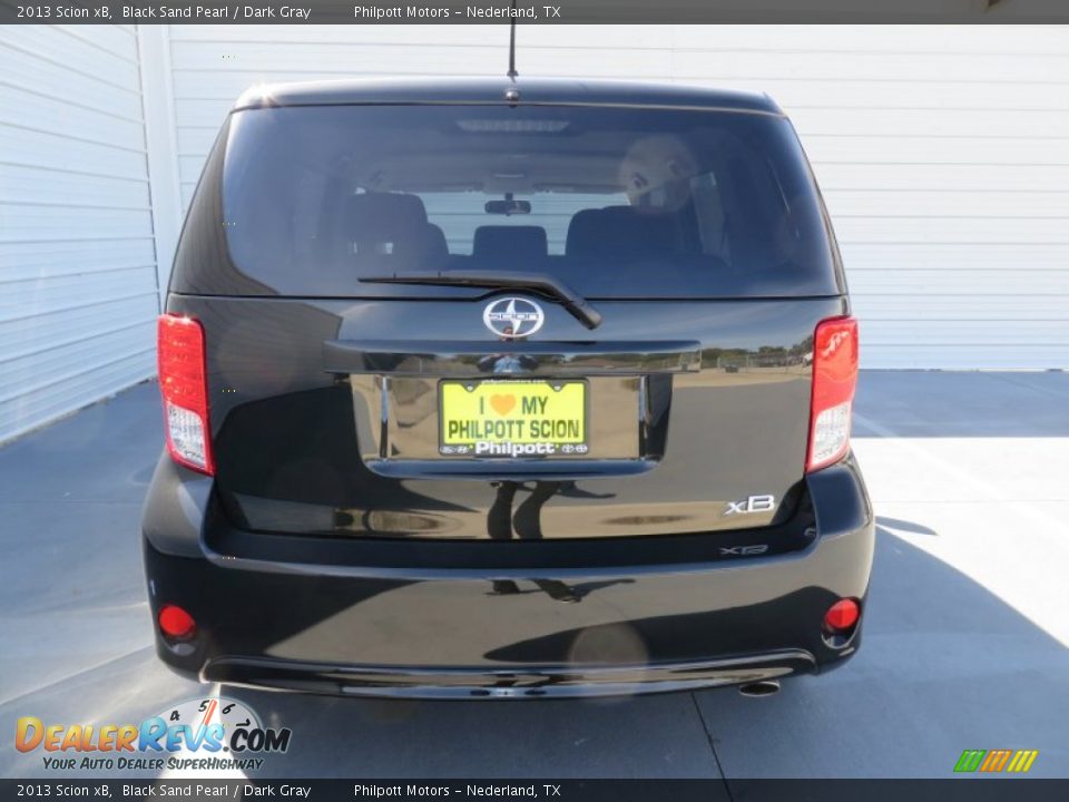 2013 Scion xB Black Sand Pearl / Dark Gray Photo #5