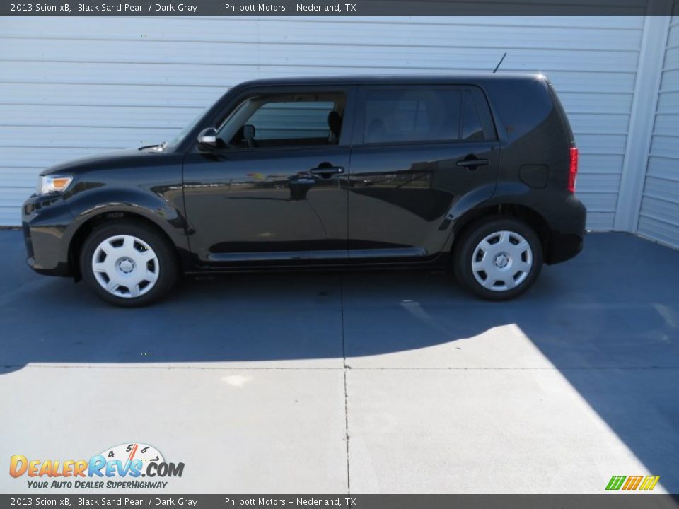2013 Scion xB Black Sand Pearl / Dark Gray Photo #6