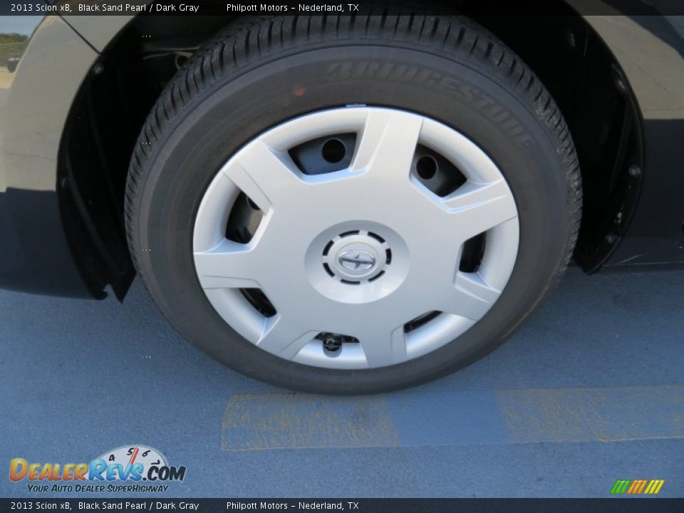 2013 Scion xB Black Sand Pearl / Dark Gray Photo #12