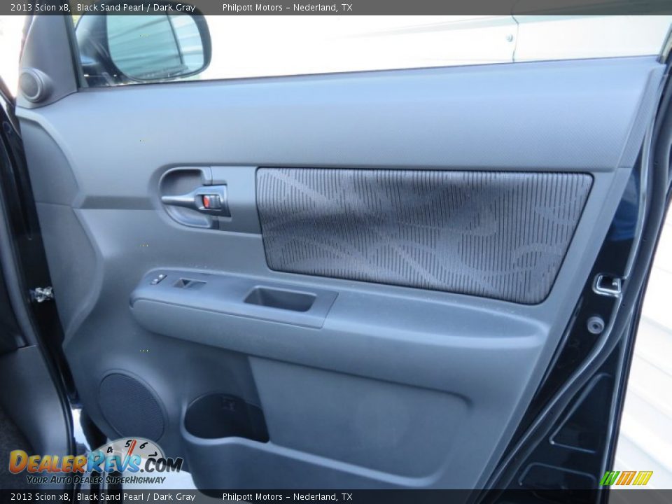 2013 Scion xB Black Sand Pearl / Dark Gray Photo #16