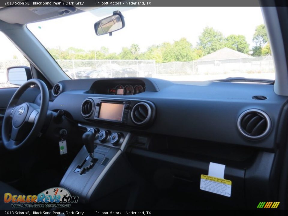 2013 Scion xB Black Sand Pearl / Dark Gray Photo #17