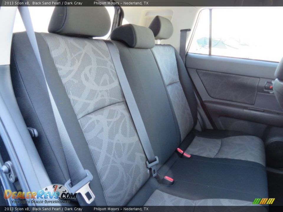 2013 Scion xB Black Sand Pearl / Dark Gray Photo #21