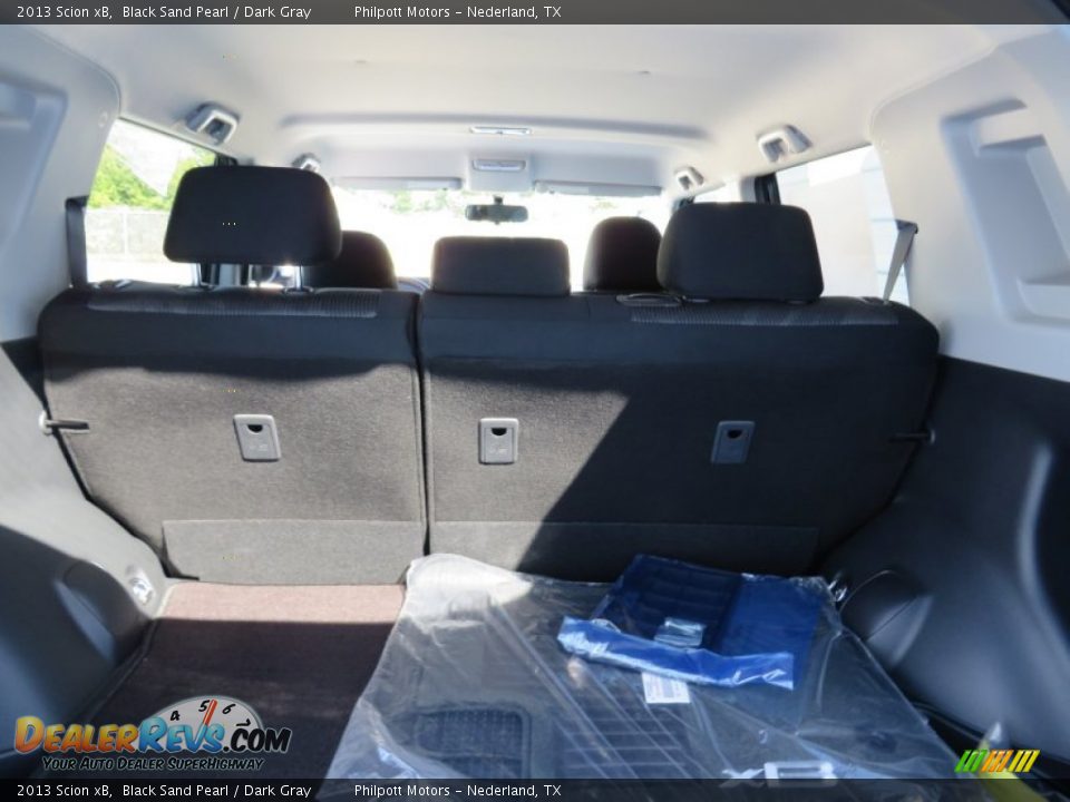 2013 Scion xB Black Sand Pearl / Dark Gray Photo #23