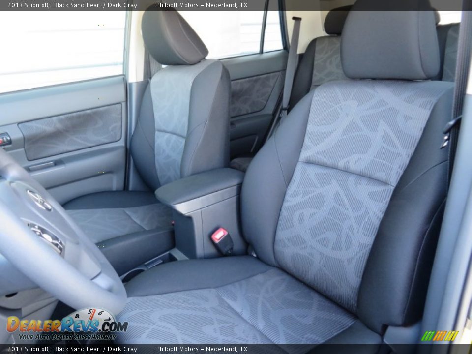 2013 Scion xB Black Sand Pearl / Dark Gray Photo #26