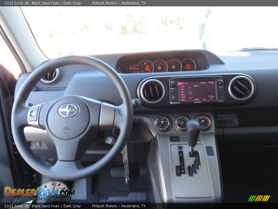 2013 Scion xB Black Sand Pearl / Dark Gray Photo #28