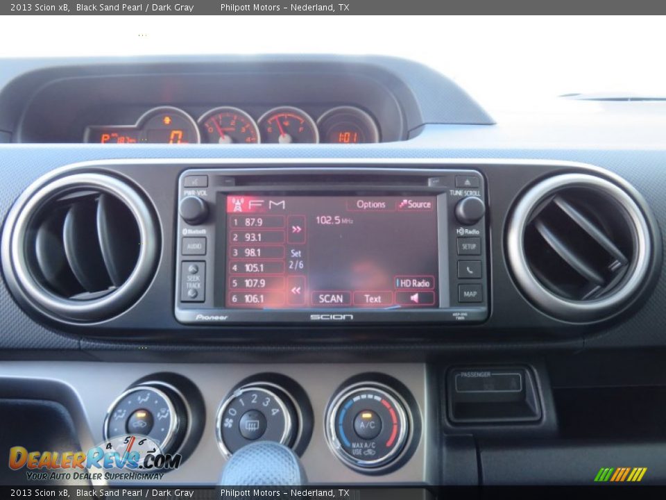 2013 Scion xB Black Sand Pearl / Dark Gray Photo #29