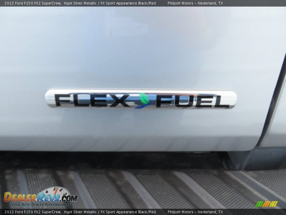 2013 Ford F150 FX2 SuperCrew Ingot Silver Metallic / FX Sport Appearance Black/Red Photo #18
