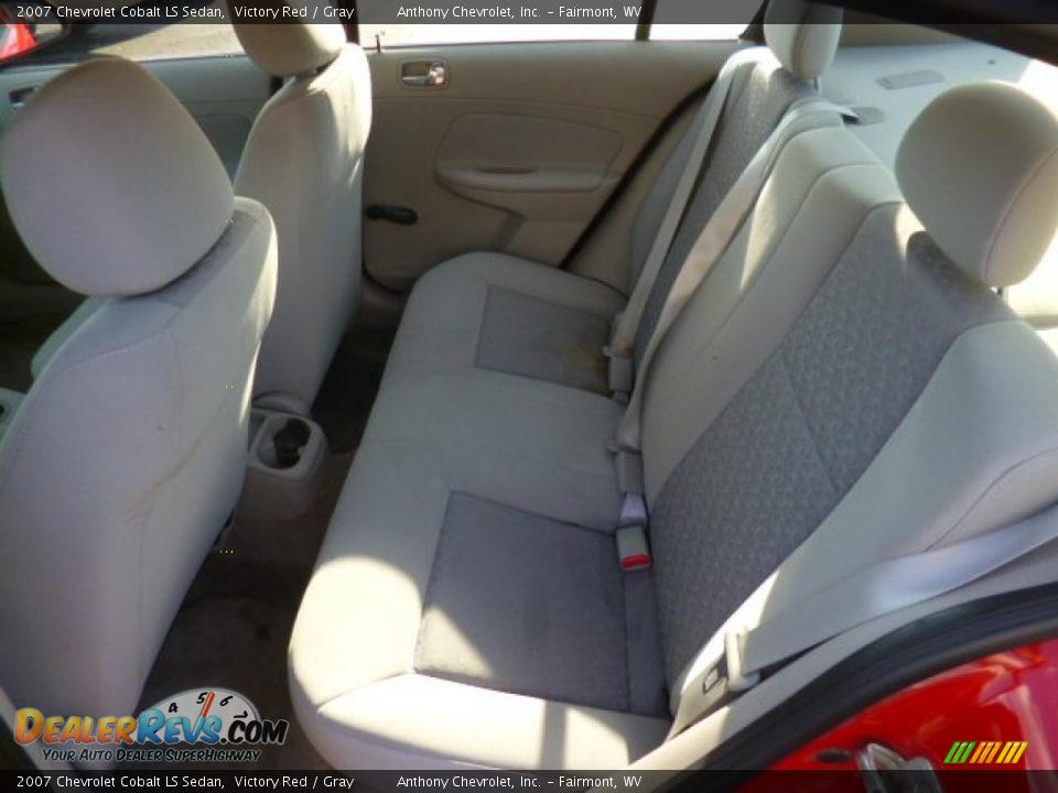2007 Chevrolet Cobalt LS Sedan Victory Red / Gray Photo #13